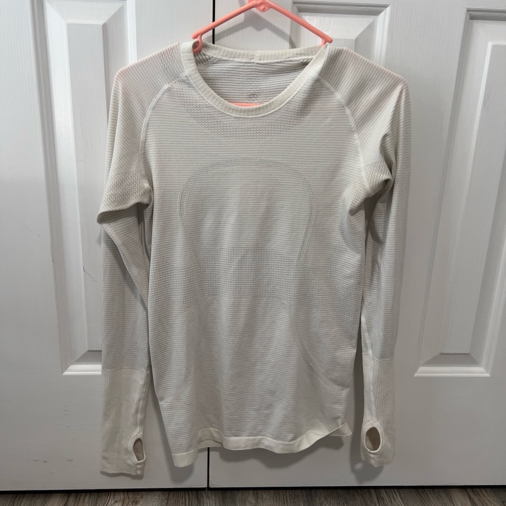 lululemon athletica Long Sleeve Top - Cream